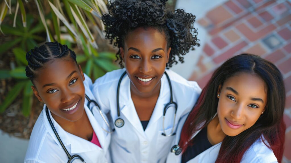 portrait female pediatrician work
